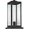 Quoizel Westover 1-Light Earth Black Outdoor Post Lantern WVR9106EK - alternate 5
